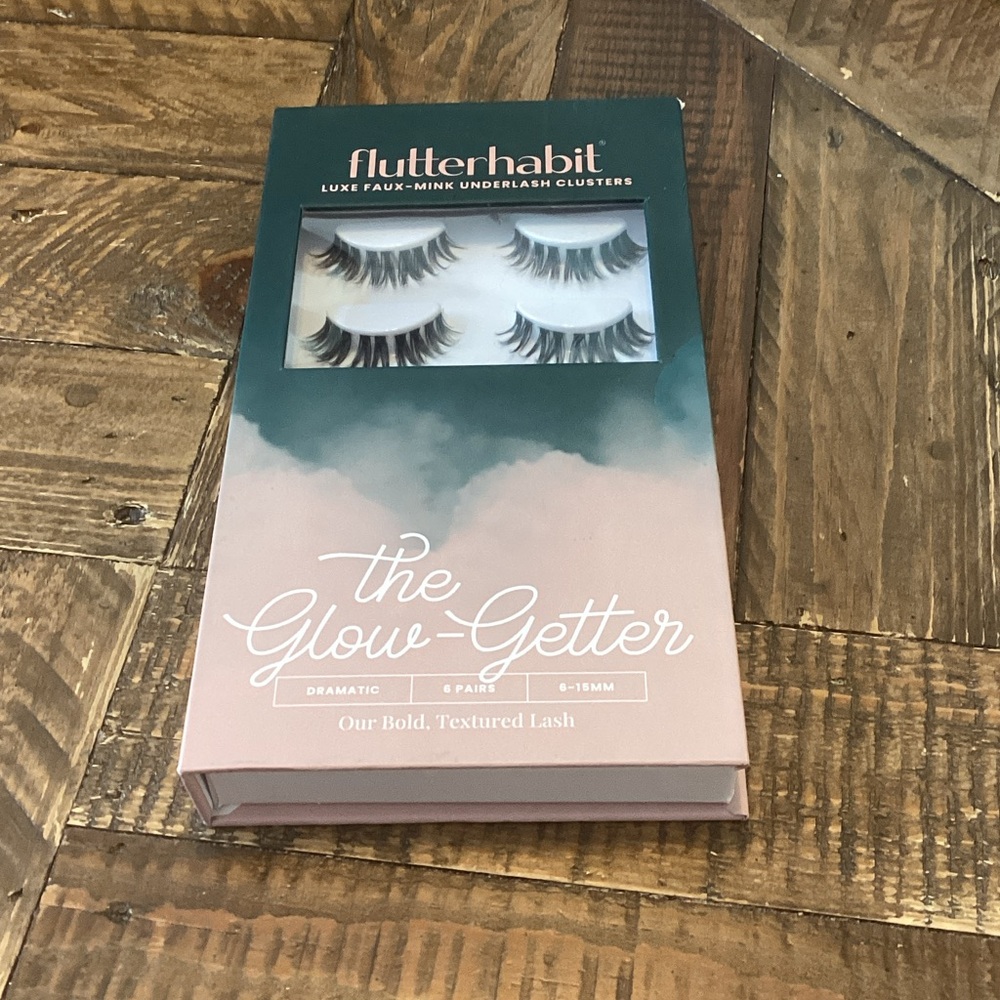 Flutter Habit Glow-Getter Faux-Mink Lashes - Dramatic Black